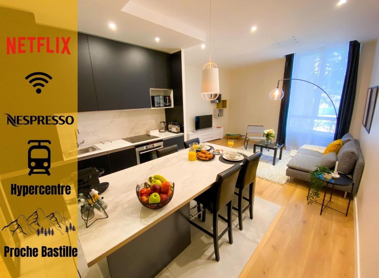 Le Huppe, Hypercentre, Proche Bastille, Wifi Illimite & Netflix Grenoble Exterior foto